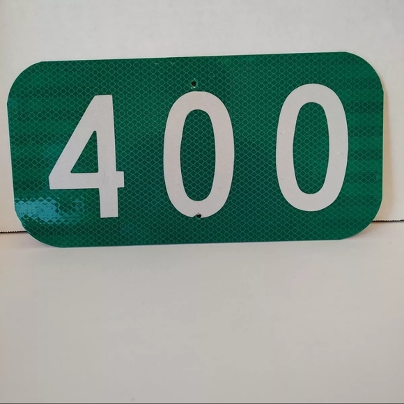 Aluminum Reflective Green Emergency 911 Address Plate White House Number Crafts - Picture 12 of 14